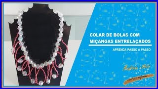 Colar de bola com miçangas [upl. by Lugar]