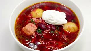 Borscht of West Ukraine Bukovina Region Beet Soup cooking recipe fun life food yummy eating [upl. by Halludba601]