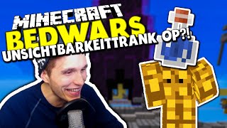 UNSICHTBARKEITSTRANK ÜBERTRIEBEN STARK ✪ Minecraft Bedwars Woche Tag 93 mit Smurf [upl. by Laen101]