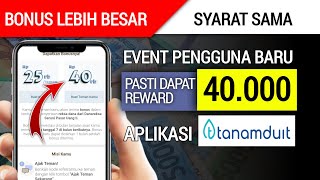 40 Ribu Bonus Pengguna Baru Aplikasi Tanam Duit  Event Tanam Duit Terbaru [upl. by Ordisy]