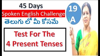 45 Days Spoken English Challenge for Beginners  Day 19 Part  A [upl. by Claudio719]