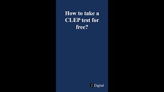 How to take CLEP exams for free with Modern States [upl. by Yraillih443]