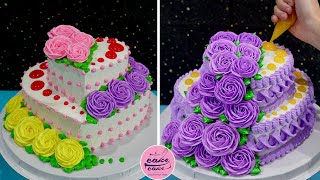 Top 1000 Heart Cake Decoration Compilation For Valentine’s Day [upl. by Aniela806]