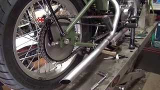 1972 Sportster XL Ironhead Bobber 109 new bike tuneup amp Repair Harley [upl. by Ronna]