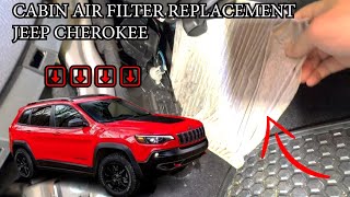 Jeep Cherokee  How to Replace Cabin Air Filter [upl. by Sivehc]