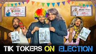 Tiktokers On Election  Bangla Funny Video  Omor On Fire  Its Omor [upl. by Netsirhc]