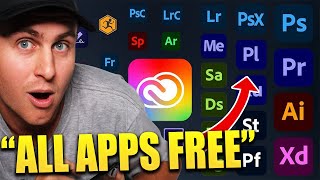 How to get Adobe Creative Cloud for FREE ALL APPS✅ No Credit Card❌ No Trial❌ [upl. by Howey]