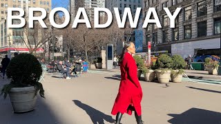 NEW YORK CITY Walking Tour 4K  BROADWAY [upl. by Desdamonna551]