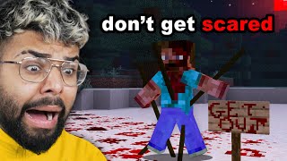 If I Get Scared Minecraft Gets More SCARY [upl. by Armallas162]