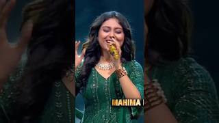 Main Pal Do Pal Ka Shair Hoon  Mahima Bhattacharya 🥰❣️🎵  indian idol 14 performance shorts [upl. by Tirreg]