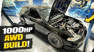 1000hp AWD Build Starts for the first time Cleetus 32 car shootout TESTING [upl. by Uranie]