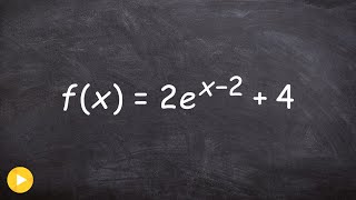 Graphing an exponential function with e as the base [upl. by Enailuj]