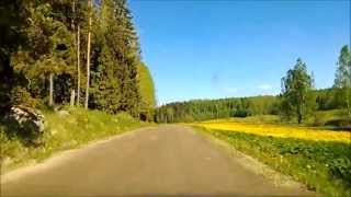 Driving in the countryside Finland [upl. by Karlens145]