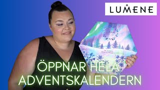 ÖPPNAR LUMENE ADVENTSKALENDER 2024 [upl. by Arihsaj687]