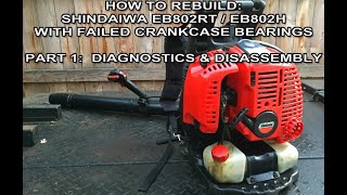 How To Repair A Shindaiwa EB802RT EB802H With Failed Engine Part 1 [upl. by Pilloff]