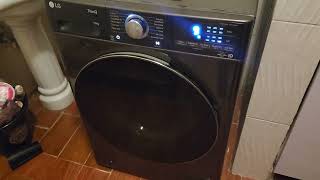 LG ThinQ washing machine installation [upl. by Swenson985]