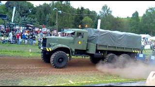 Kraz 255b Russentreffen 2011 Sachsenring Full Pull [upl. by Letnoj977]