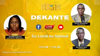 DEKANTE09 Décembre 2024Josette Cyprien Présidente de la Commission Communale de Thomazeau [upl. by Bakerman]