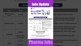 Torrent Pharma Job Update  Latest Openings  Apply Now [upl. by Madelena]