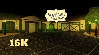 Bloxburg Mexican Mansion No gamepasses 16k Exterior only [upl. by Tomkins]