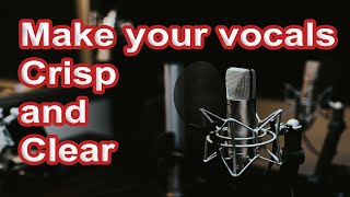 How to make your vocals crisp and clear using Mixcraft [upl. by Iccir]