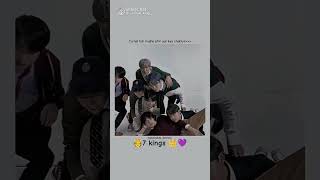 BTS members best friend ship BTS members of best seven kings 👑 I love you 💜💜🫅👑shortsvideo [upl. by Ube]