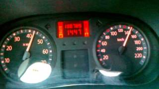 Renault Clio II 12 8V 58 KM  0150kmh [upl. by Ailasor]