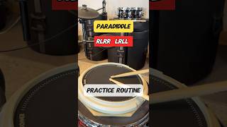 How to play a PARADIDDLE Practice Routine Paradiddle Pyramid drums [upl. by Janot]