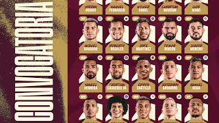 CONVOCATORIA VINOTINTO PARA ECUADOR y PERU [upl. by Ardnat]