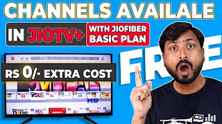 Use Jio TV Plus App with Basic Jiofiber Plan Without Set Top Box on Android TV Channel List of TVApp [upl. by Sopher]