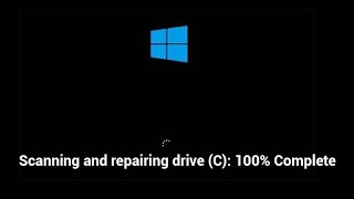 How to Fix Scanning and Repairing Drive Stuck at 100 [upl. by Annaiviv]