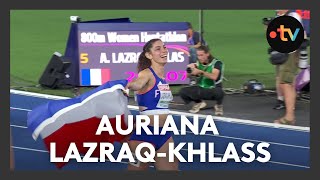 Les athlètes lorrains aux JO de Paris 2024  la messine Auriana LazraqKhlass en heptathlon [upl. by Iralav]