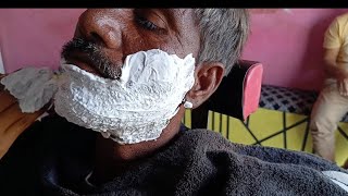 ASMR Barbar Old Bigger Man Shave🪒🪒🪒 in Pakistan🇵🇰🇵🇰makeup 💄hairstyle 💇💇menshairstyle bearder [upl. by Barsky]