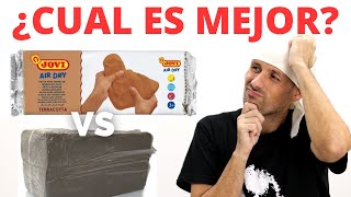 ¿MEJOR usar PASTA JOVI o ARCILLA WED CLAY para Modelar Esculturas o figuras [upl. by Oswell]