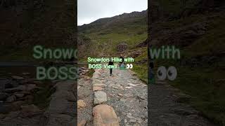 Nature Connection Promoter 💚💙 Snowdon Hike with BOSS Views ⛰️👀 [upl. by Eissalc]