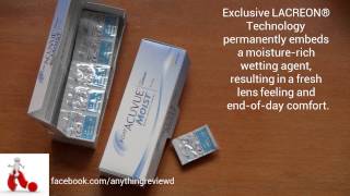 1Day Acuvue Moist by Johnson amp Johnson  Daily Disposable Contact Lenses [upl. by Sirrap]