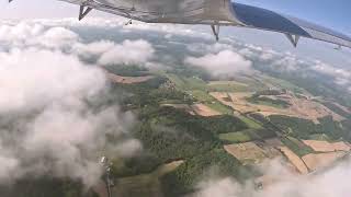 Vintage Navion grass landing airplane pilot aviation airplanelanding motivational ww2 video [upl. by Kered988]