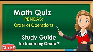 Math Reviewer for Incoming Grade 7 Grade 7 Entrance Exam [upl. by Assennav]