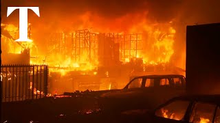 At least 99 dead as wildfires tear through Chile [upl. by Niala]