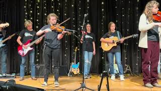 Love Story  Espinoza Music Academy Performance at Winter Wonderland Market [upl. by Caleb]