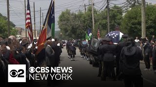 Hundreds gather to say goodbye to NYPD Officer Emilia Rennhack [upl. by Erasme]