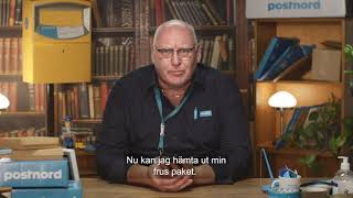 Brevbäraren Bosse tipsar hur du kan hämta ut paket med PostNord App [upl. by Mab]