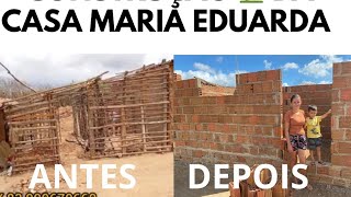 CONSTRUÇÃO DA CASA DA MARIA EDUADA [upl. by Aliel]