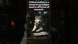 What is critical realism researchmethods research shorts shortvideo learning philosophy [upl. by Hersch338]