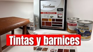 Tintas y barnices para Madera RustOleum [upl. by Ihsakat709]