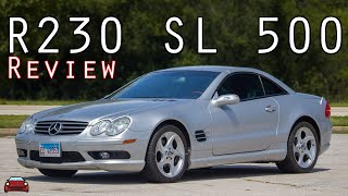 2004 Mercedes SL500 Review  A Hardtop Convertible From The 00s [upl. by Akinohs]