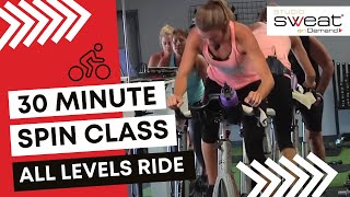 30 Minute Spin® Class  FAT TORCHING Indoor Cycling Workout for BEGINNERS amp ALL LEVELS [upl. by Krahmer]