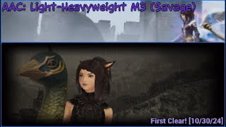 FFXIV 70 AAC LightHeavyweight M3 Savage  First Clear Suki 103024 [upl. by Biddy]