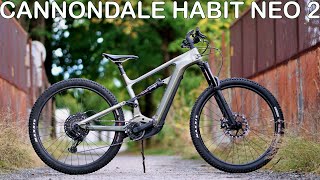 2020 Cannondale Habit Neo 2 review  eMTB Videos [upl. by Nobie]