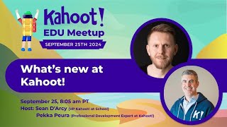 What’s new at Kahoot  Kahoot EDU Fall Meetup 2024 [upl. by Patsis990]